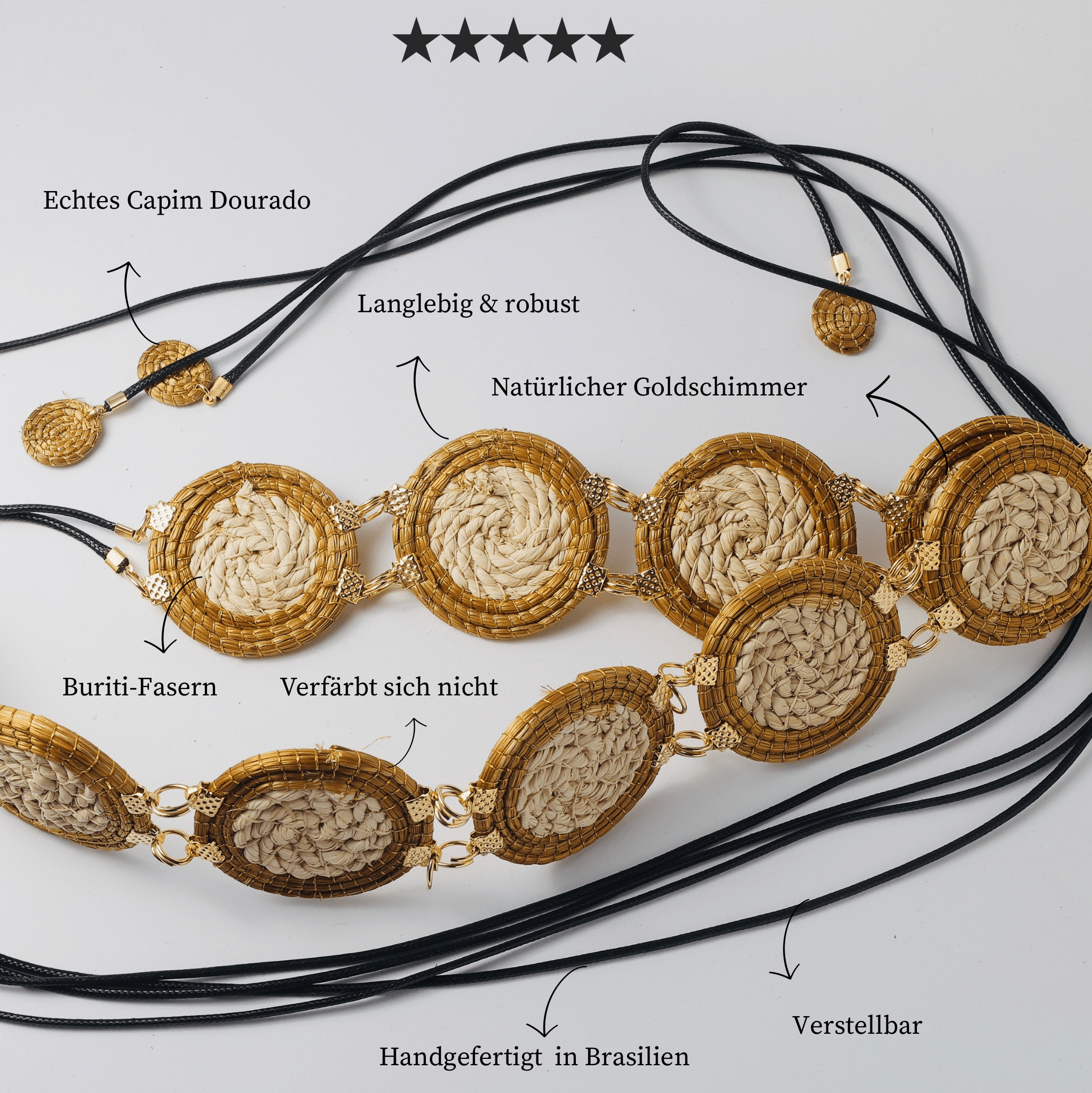 Gürtel Tupi – Handgemachtes Unikat aus Capim Dourado | Online kaufen bei Capido Shop