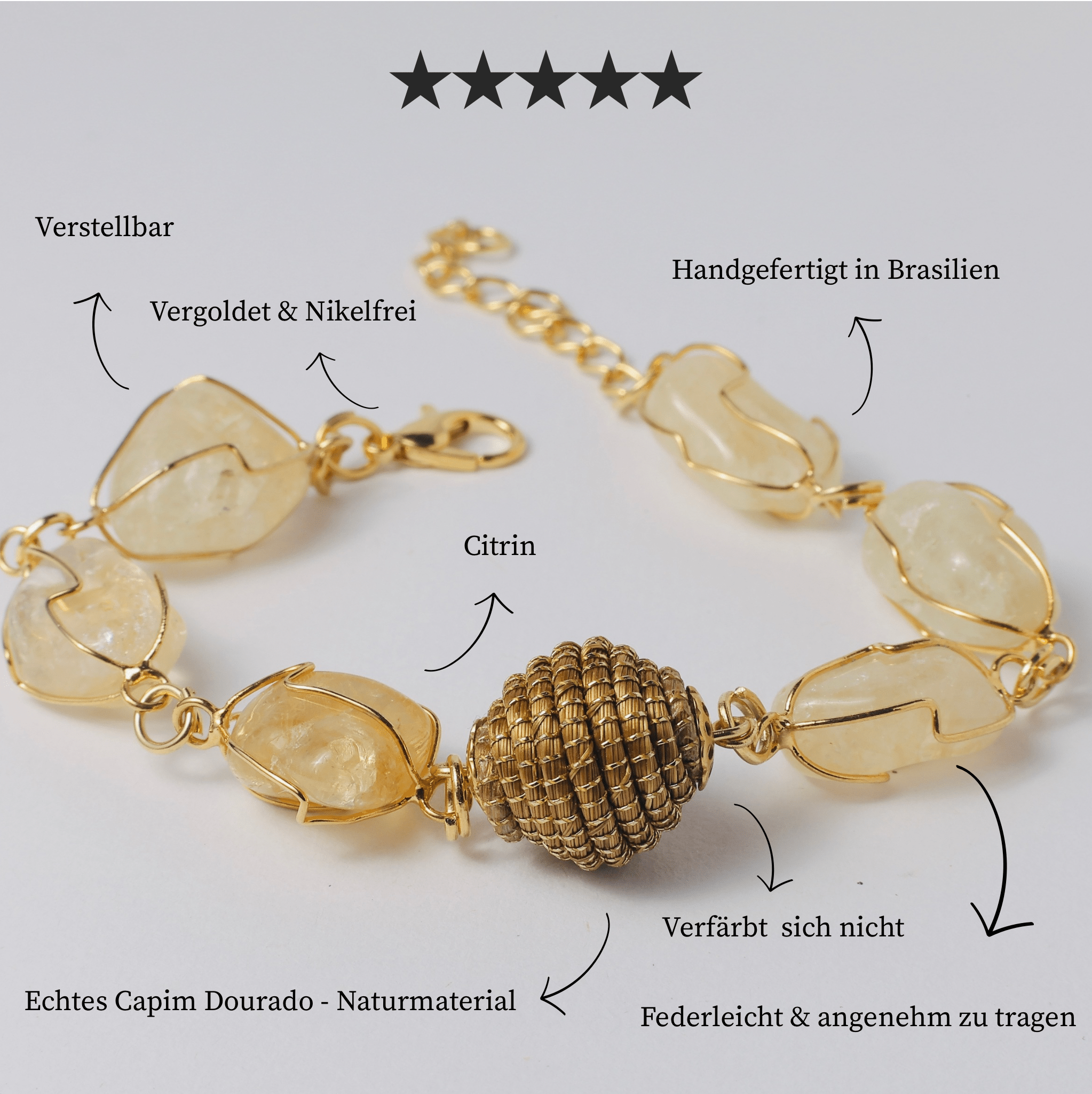 Armband Pontal – Handgemachtes Unikat aus Capim Dourado | Online kaufen bei Capido Shop