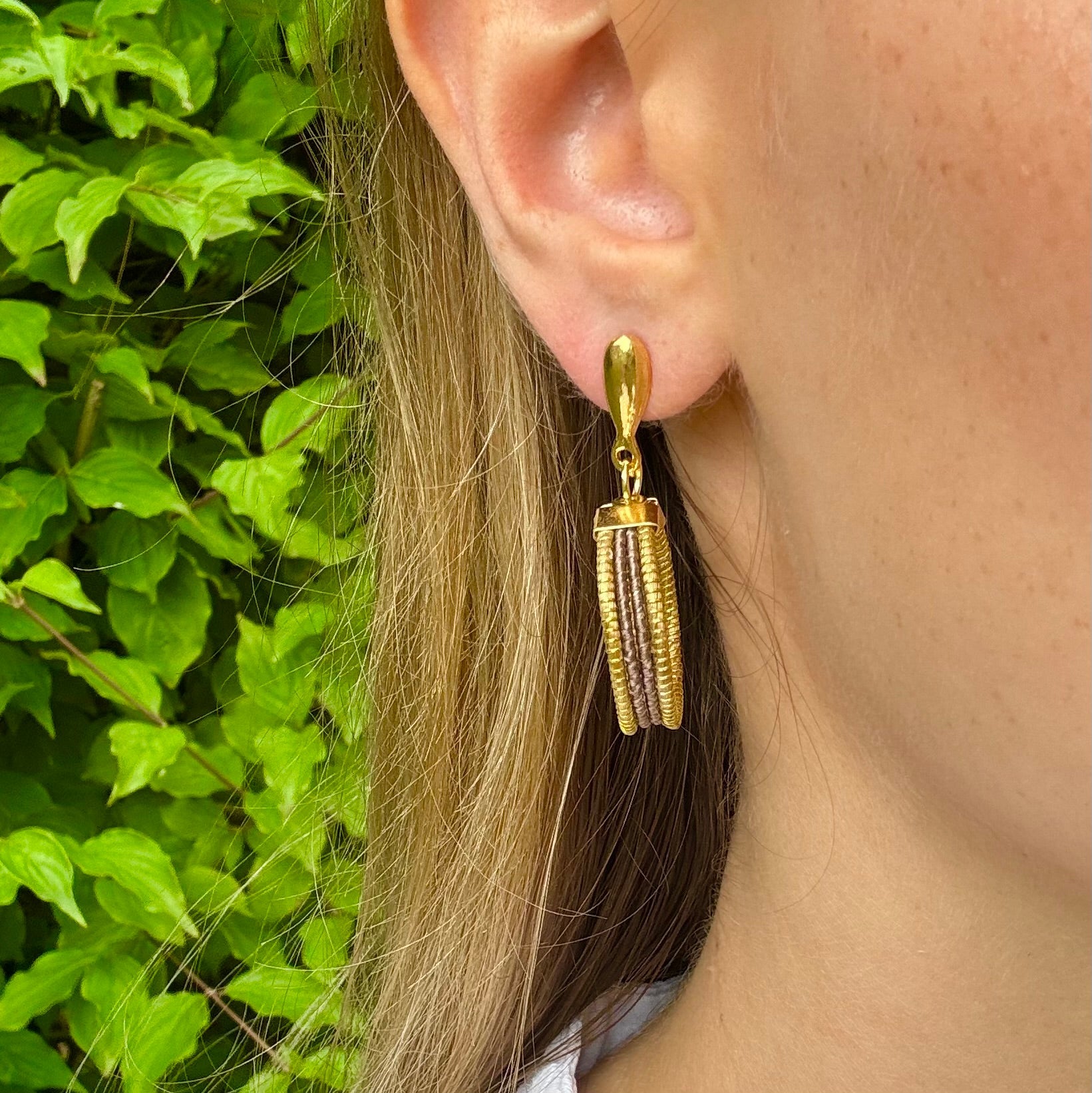 Ohrringe Tucupi – Handgemachtes Unikat aus Capim Dourado | Online kaufen bei Capido Shop