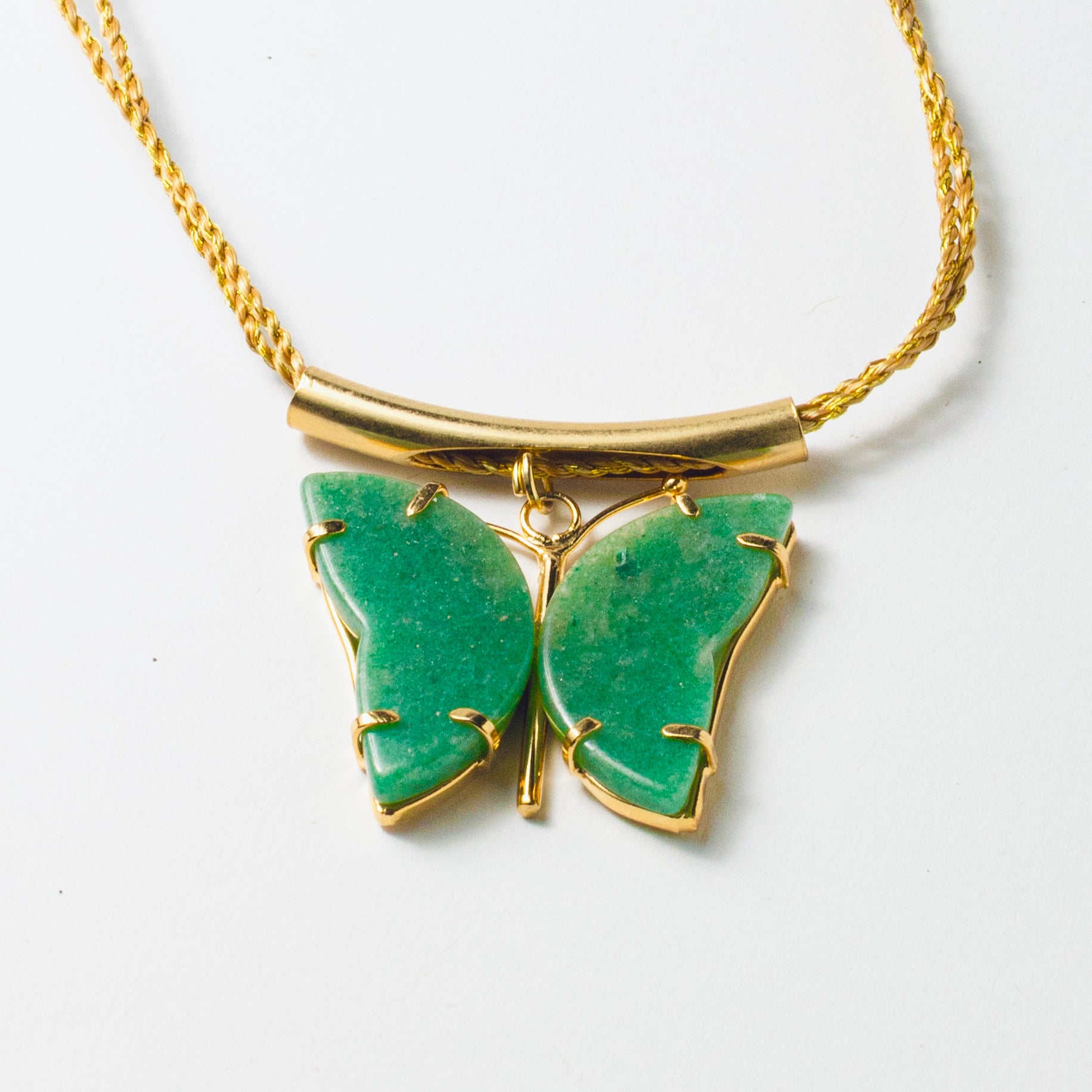 Kette Borboleta – Handgemachtes Unikat aus Capim Dourado | Online kaufen bei Capido Shop