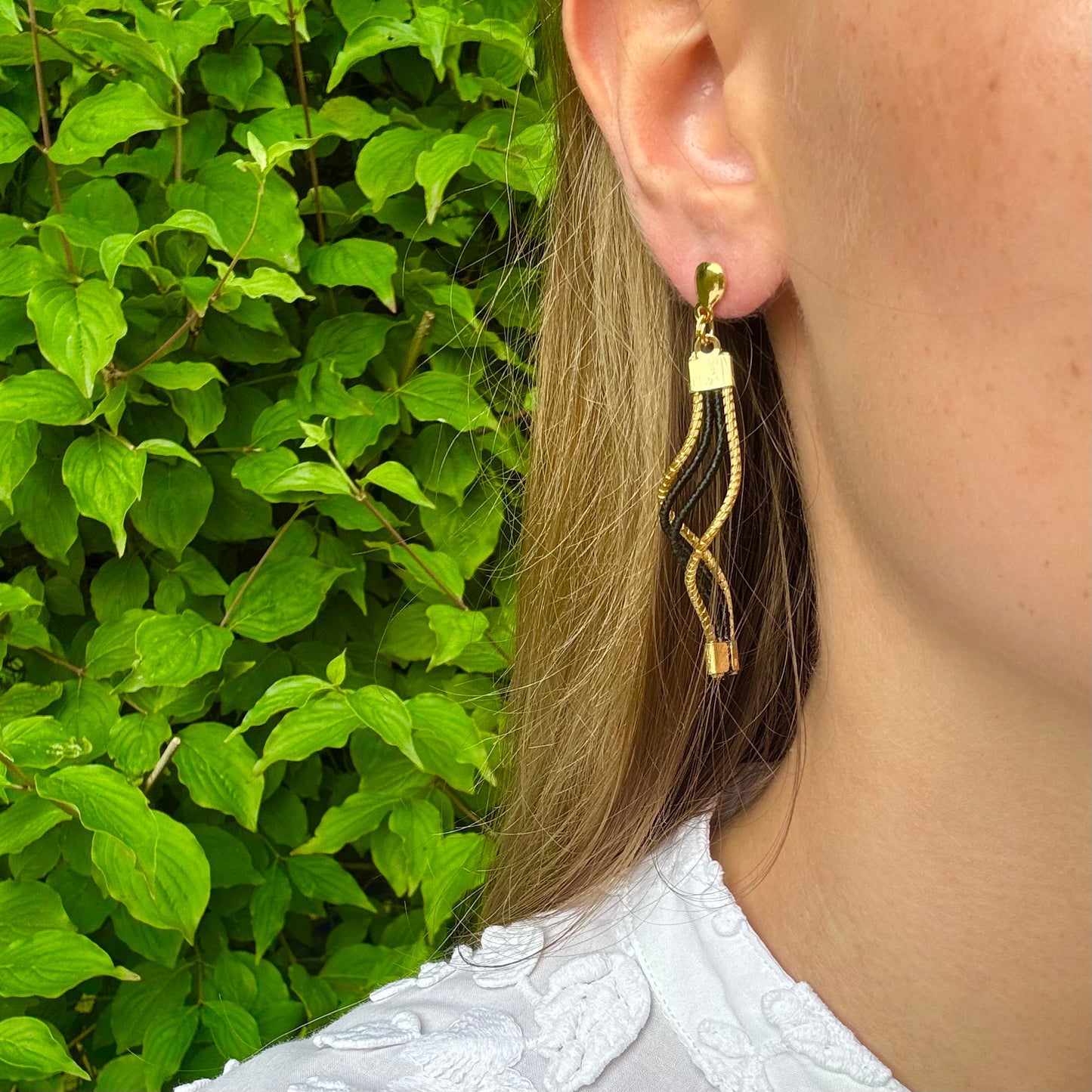 Ohrringe Yanomami – Handgemachtes Unikat aus Capim Dourado | Online kaufen bei Capido Shop