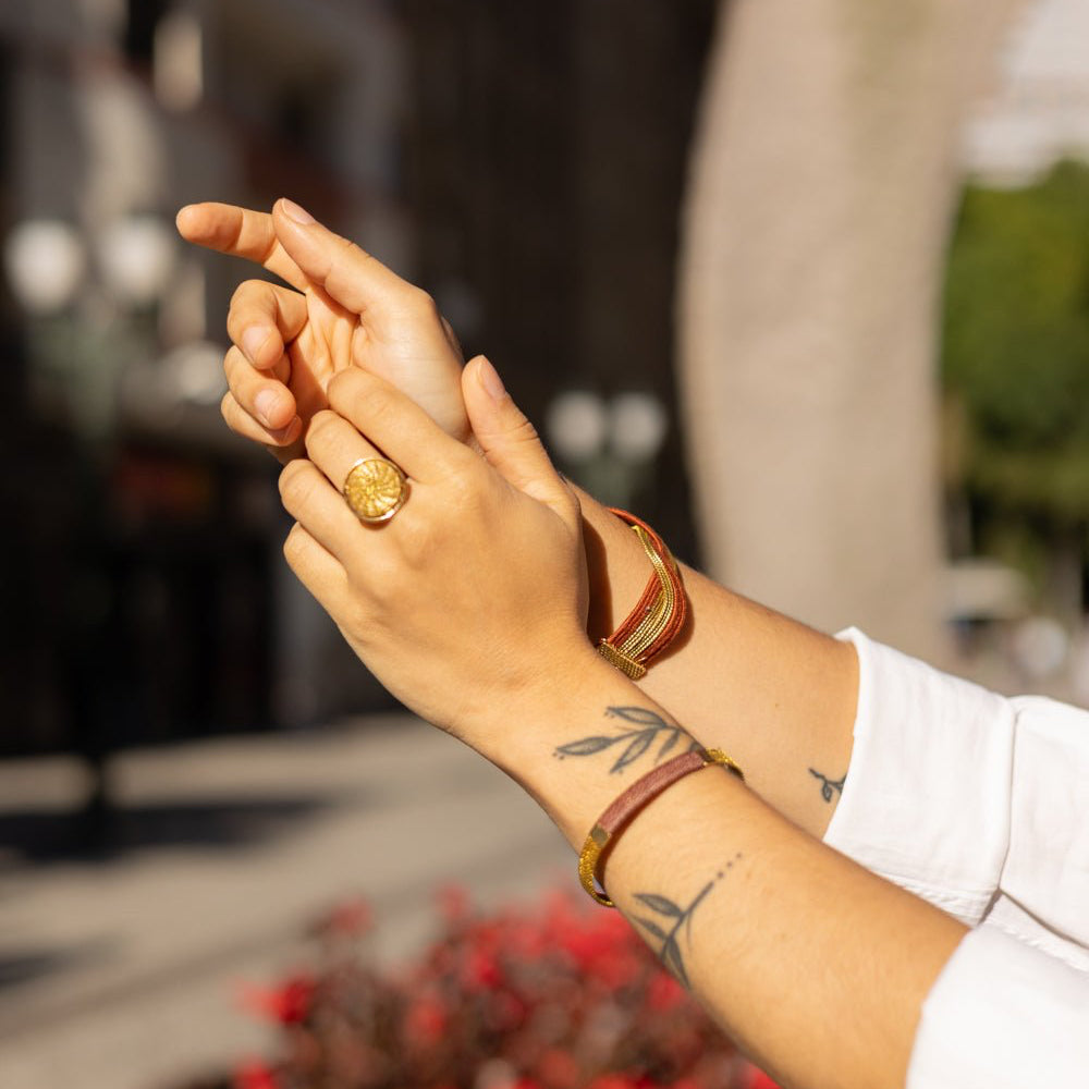 Ring Jacque – Handgemachtes Unikat aus Capim Dourado | Online kaufen bei Capido Shop