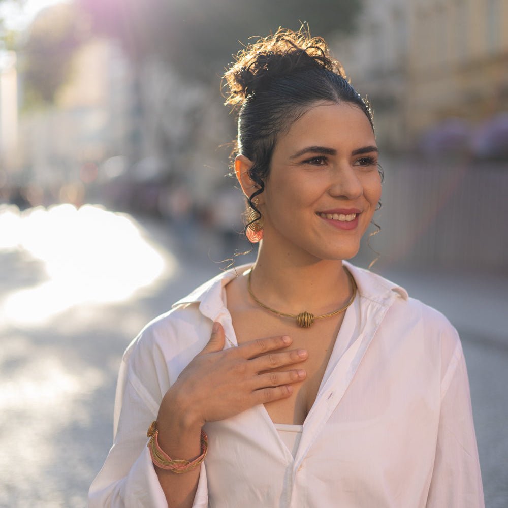 Kette Nectar – Handgemachtes Unikat aus Capim Dourado | Online kaufen bei Capido Shop