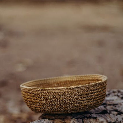 Obstschale Florescer – Handgemachtes Unikat aus Capim Dourado | Online kaufen bei Capido Shop
