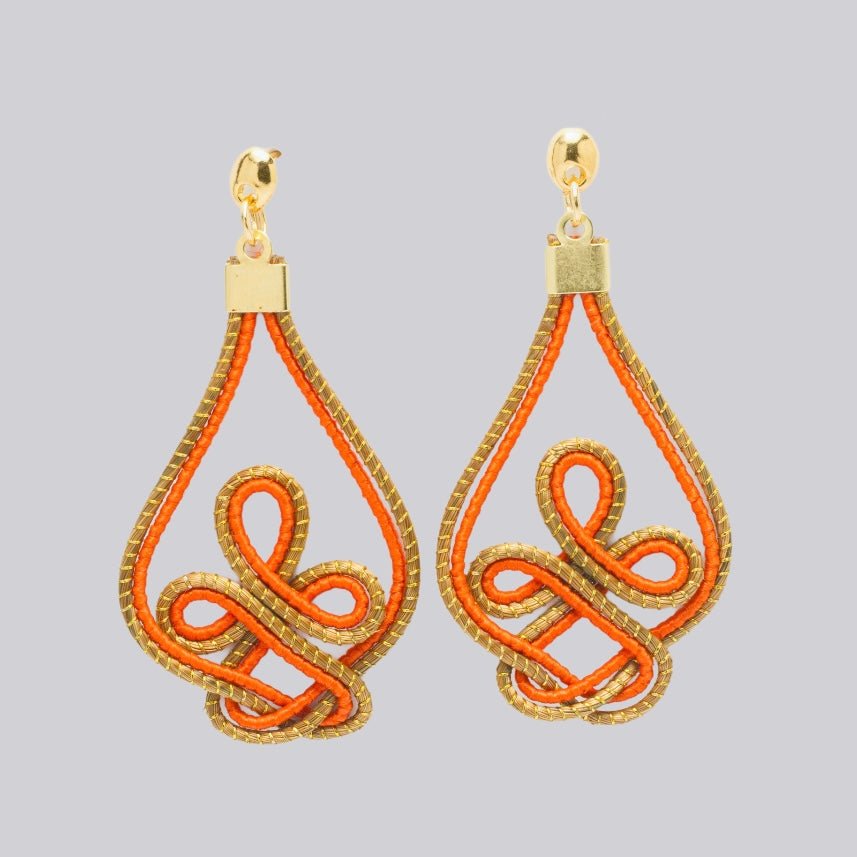 Ohrringe Periquito – Handgemachtes Unikat aus Capim Dourado | Online kaufen bei Capido Shop