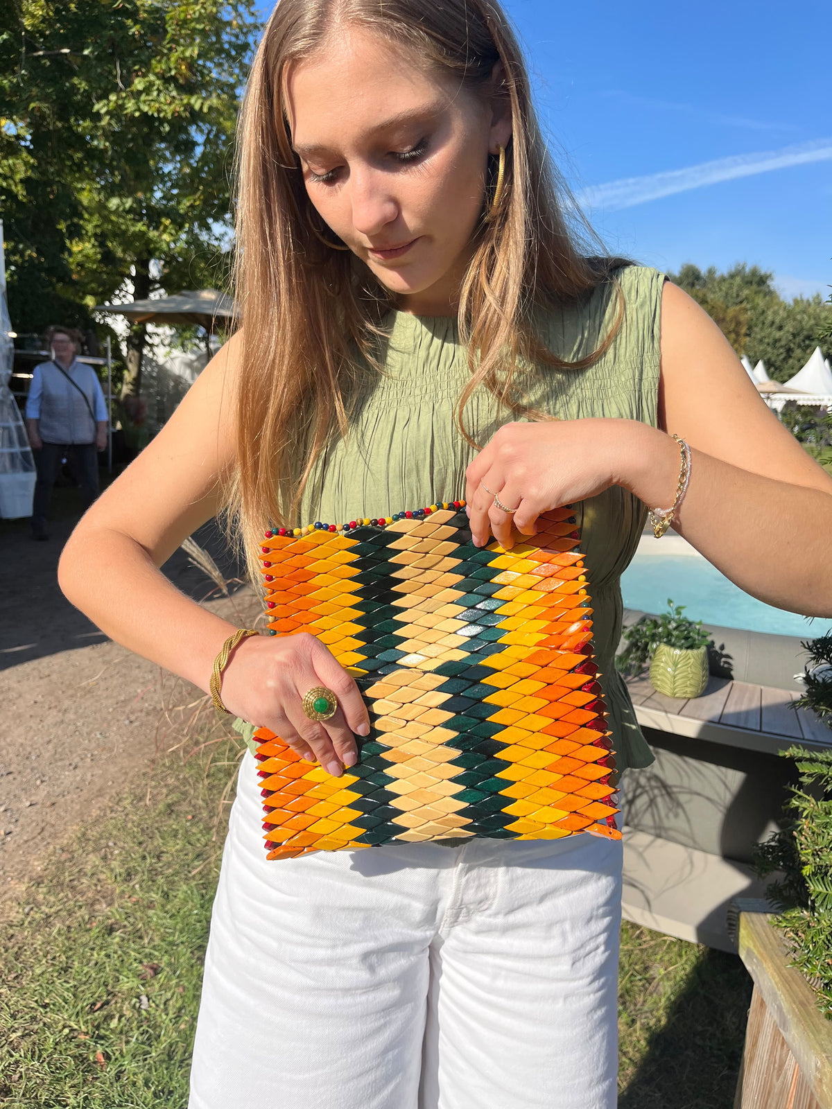 Clutch Morretes – Handgemachtes Unikat aus Capim Dourado | Online kaufen bei Capido Shop