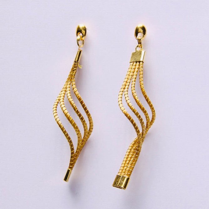 Ohrringe Maku – Handgemachtes Unikat aus Capim Dourado | Online kaufen bei Capido Shop