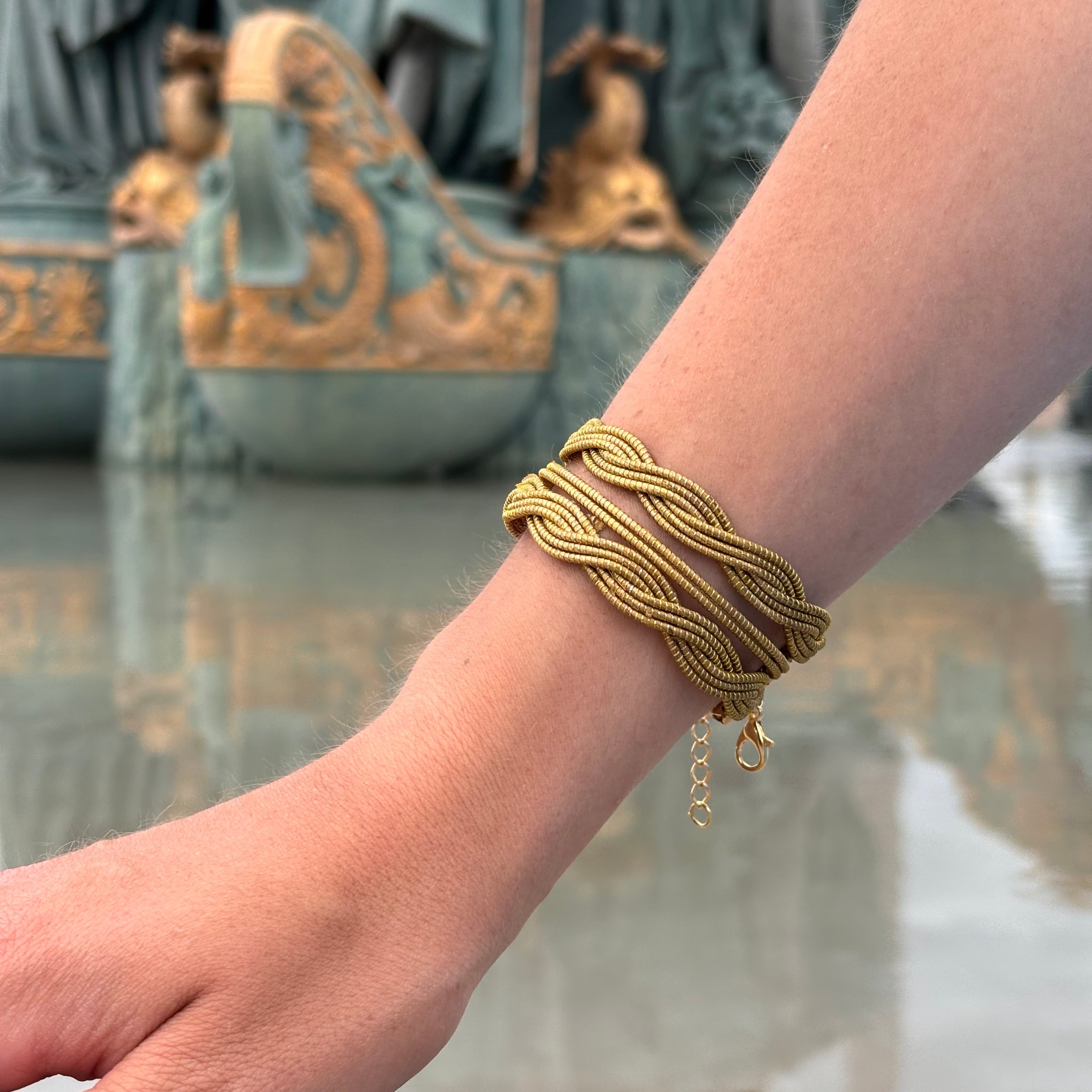 Armreif Dalia – Handgemachtes Unikat aus Capim Dourado | Online kaufen bei Capido Shop