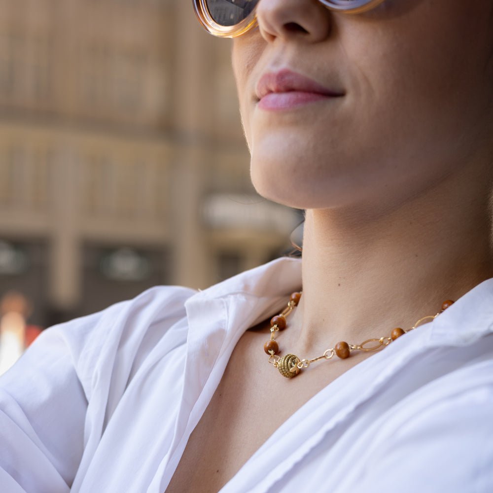 Kette Mate – Handgemachtes Unikat aus Capim Dourado | Online kaufen bei Capido Shop