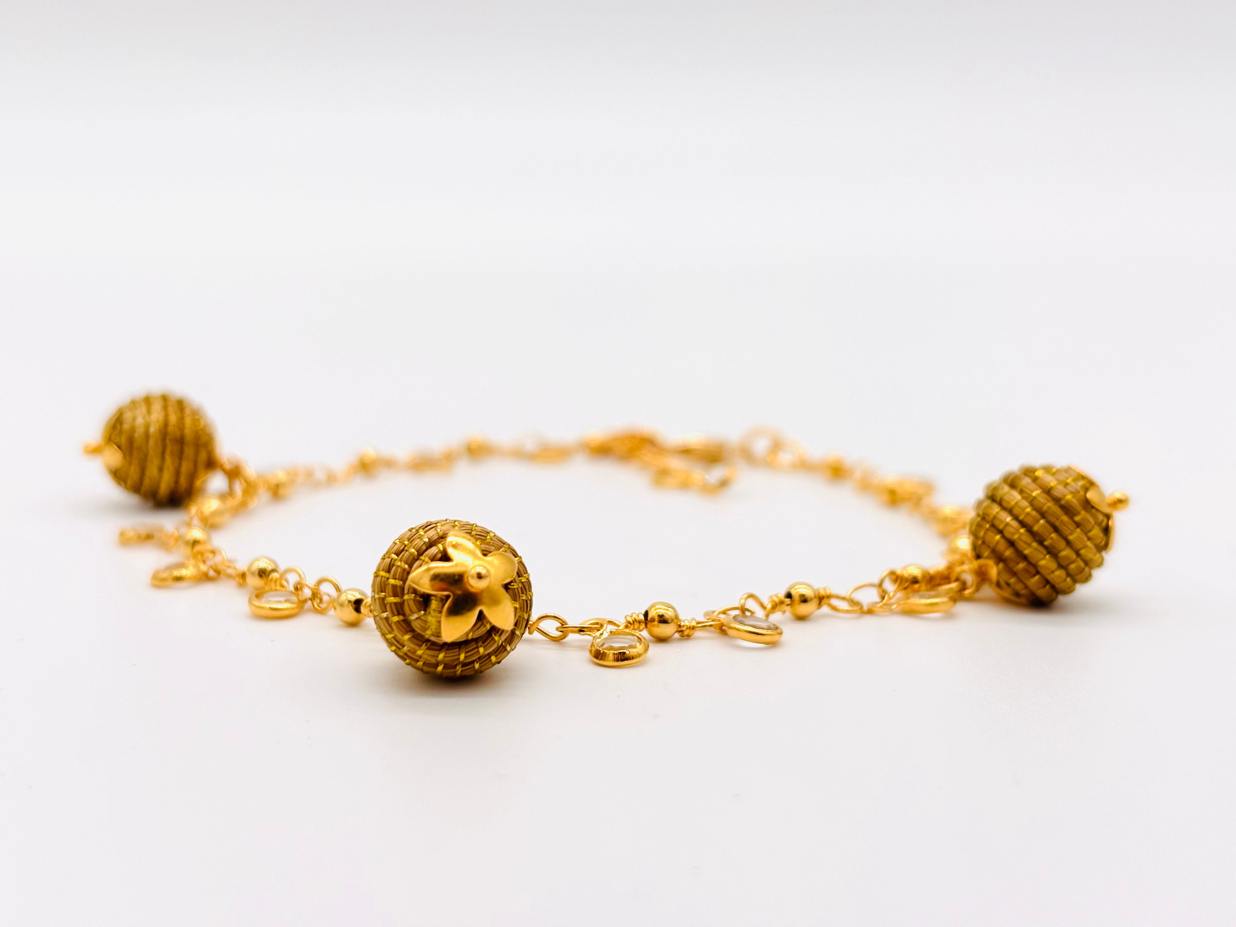 Fusskette Caldo – Handgemachtes Unikat aus Capim Dourado | Online kaufen bei Capido Shop