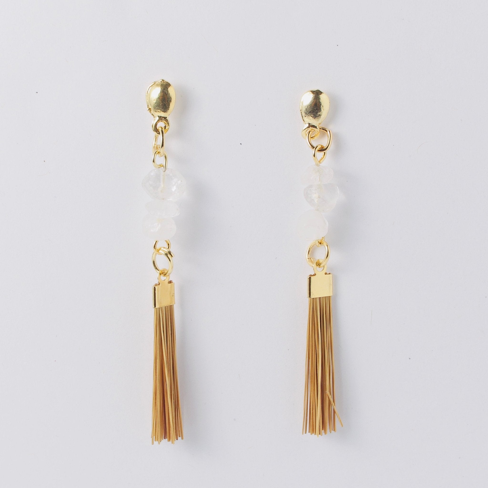 Ohrringe Agapanto – Handgemachtes Unikat aus Capim Dourado | Online kaufen bei Capido Shop