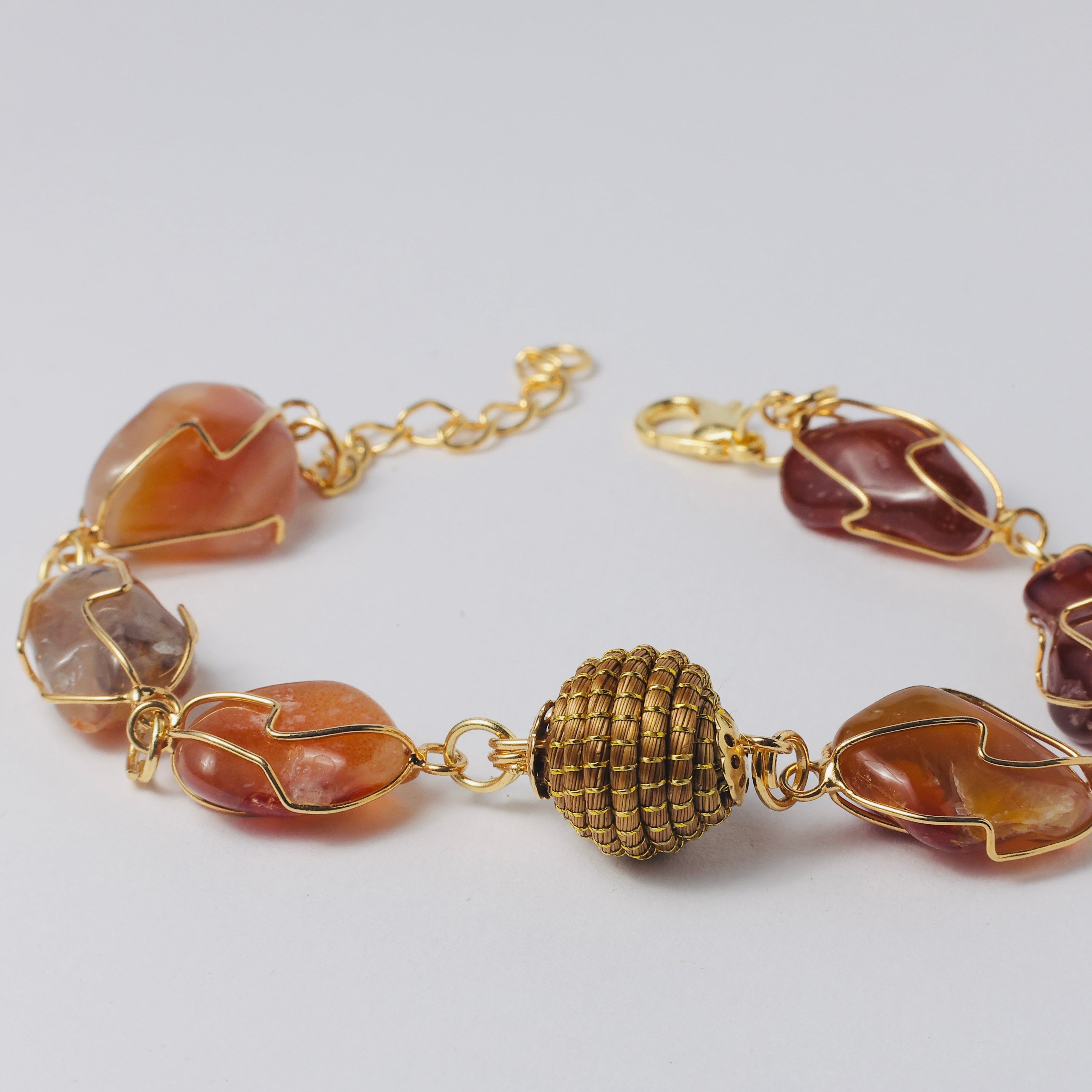 Armband Camarão – Handgemachtes Unikat aus Capim Dourado | Online kaufen bei Capido Shop