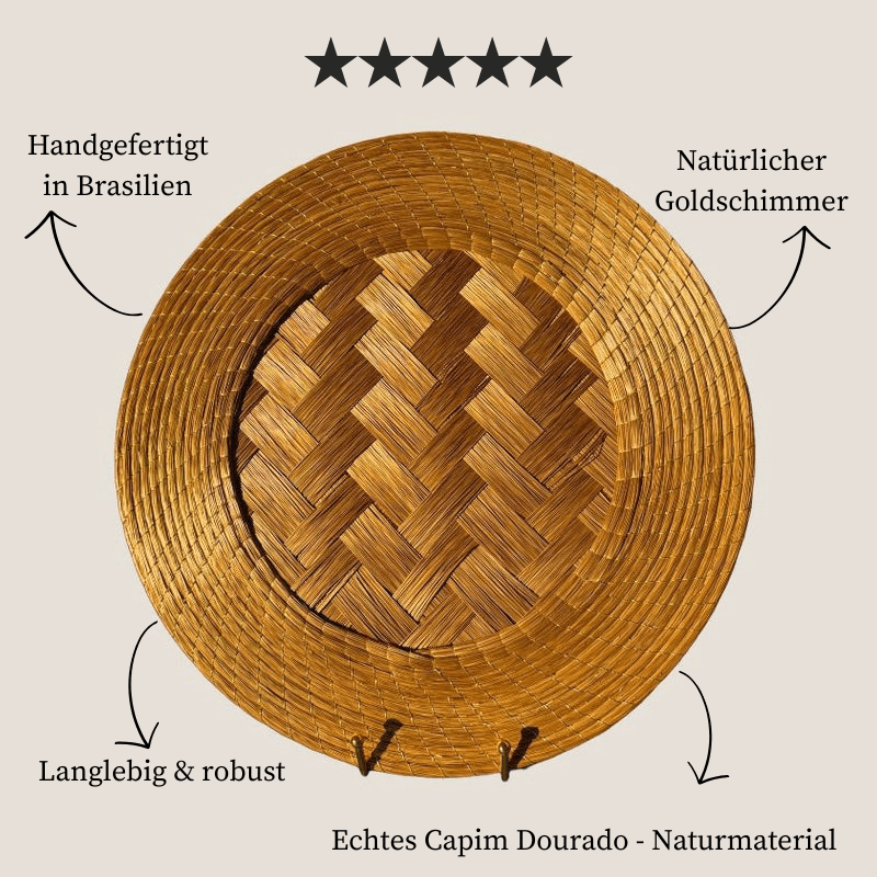 Tischset Lavanda – Handgemachtes Unikat aus Capim Dourado | Online kaufen bei Capido Shop