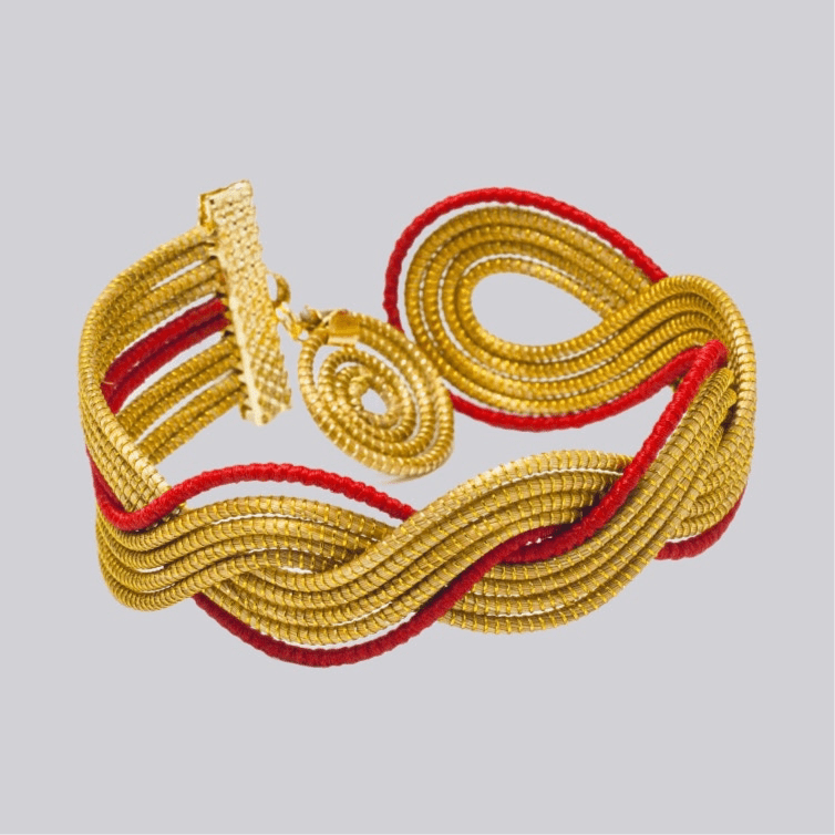 Armreif Victoria – Handgemachtes Unikat aus Capim Dourado | Online kaufen bei Capido Shop