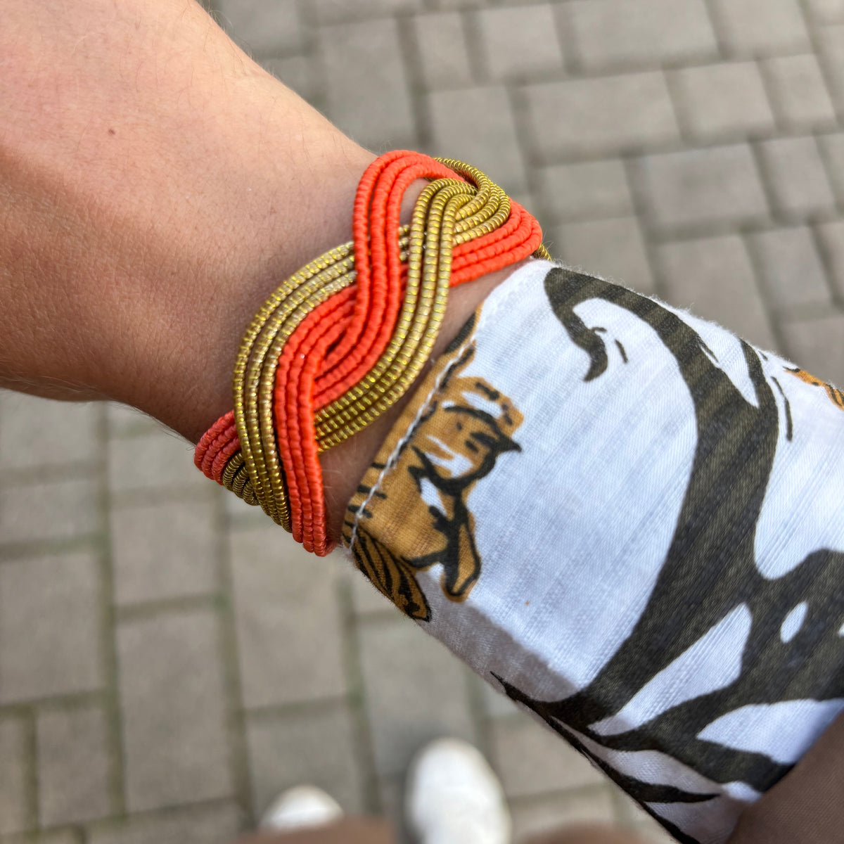 Armreif Balneário – Handgemachtes Unikat aus Capim Dourado | Online kaufen bei Capido Shop