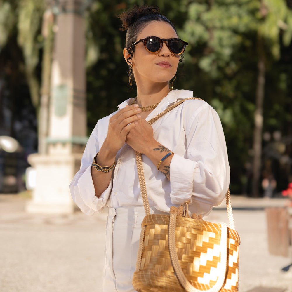 Tasche Bondinho – Handgemachtes Unikat aus Capim Dourado | Online kaufen bei Capido Shop