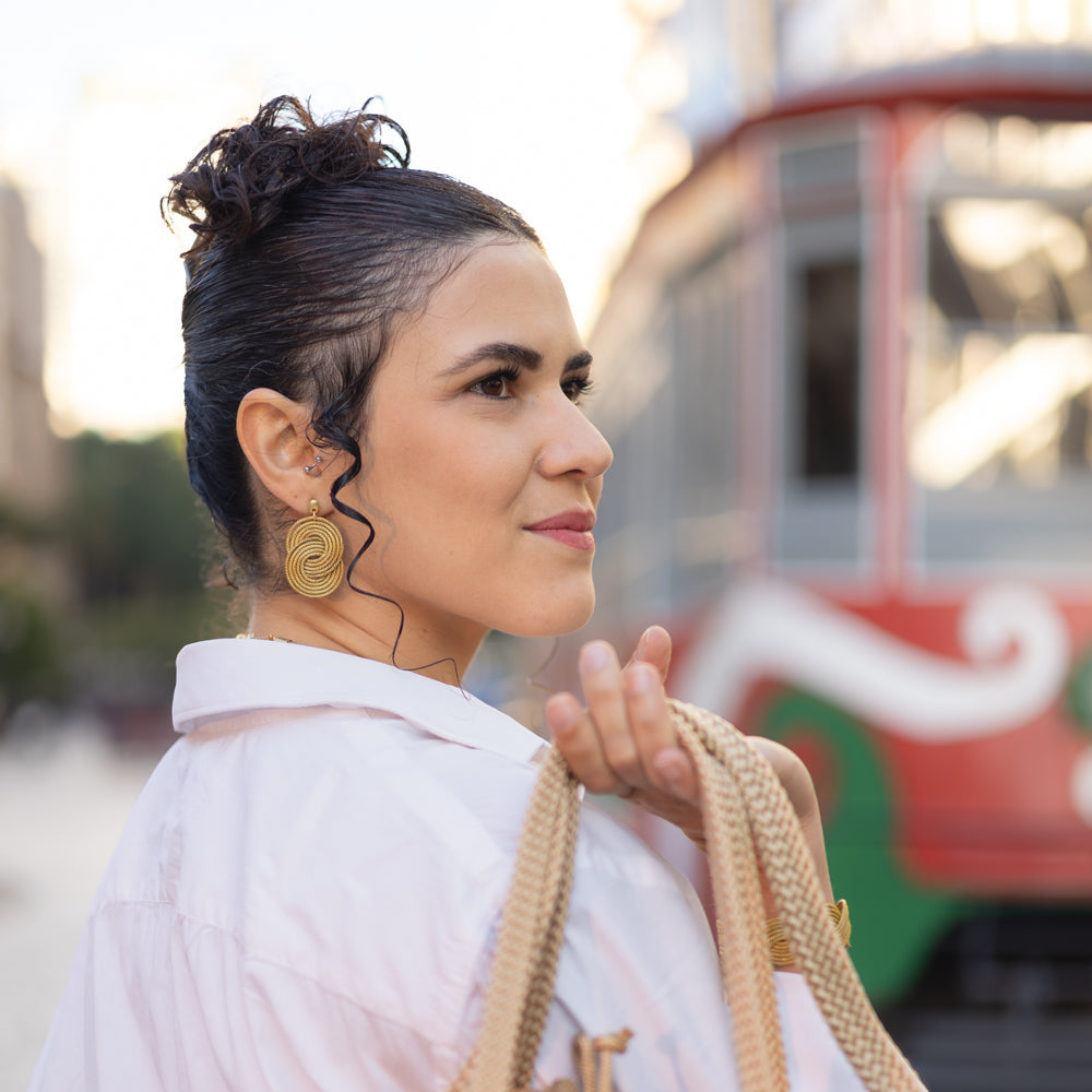 Ohrringe Tainha - Capim Dourado - Capido Shop
