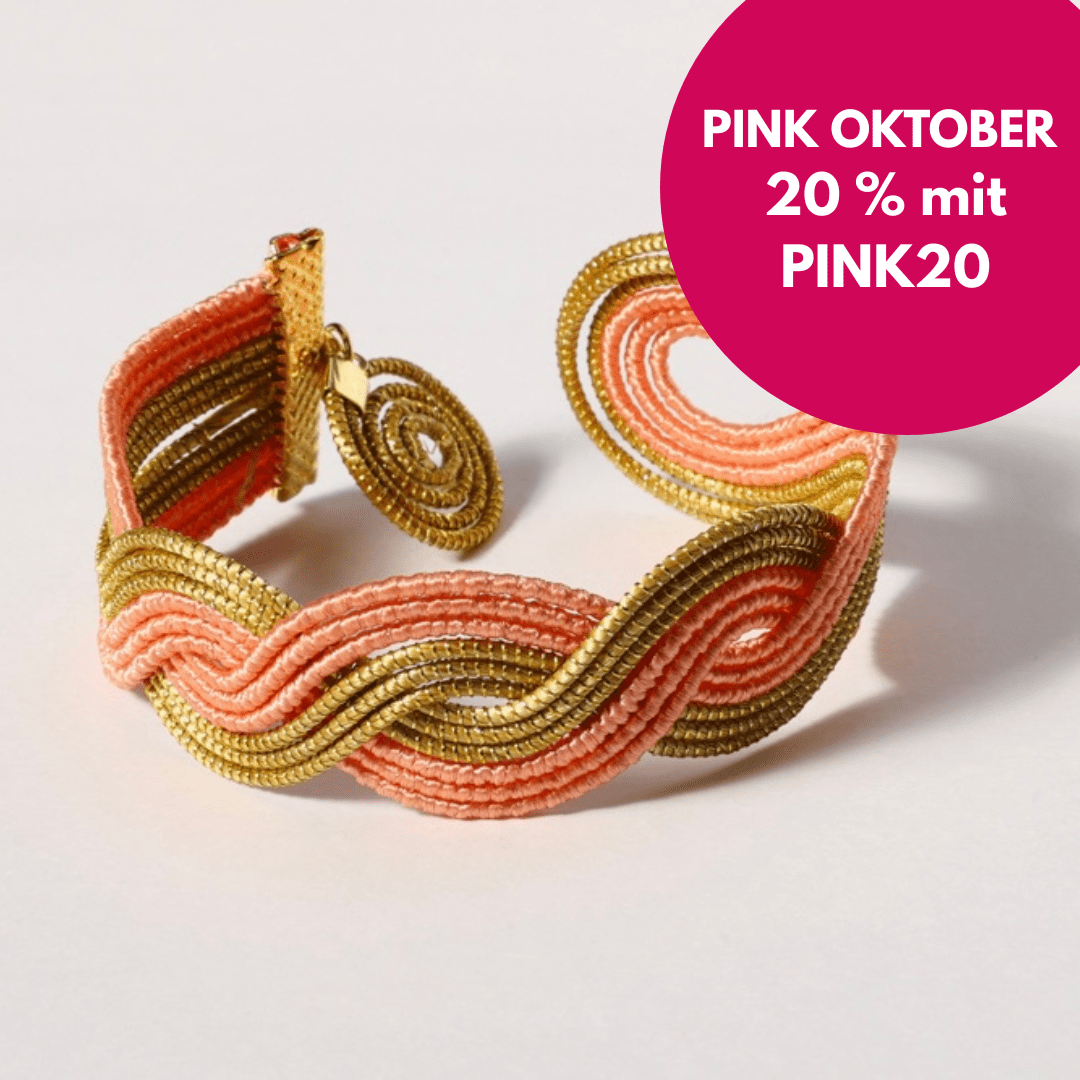 Armreif Begonia – Handgemachtes Unikat aus Capim Dourado | Online kaufen bei Capido Shop