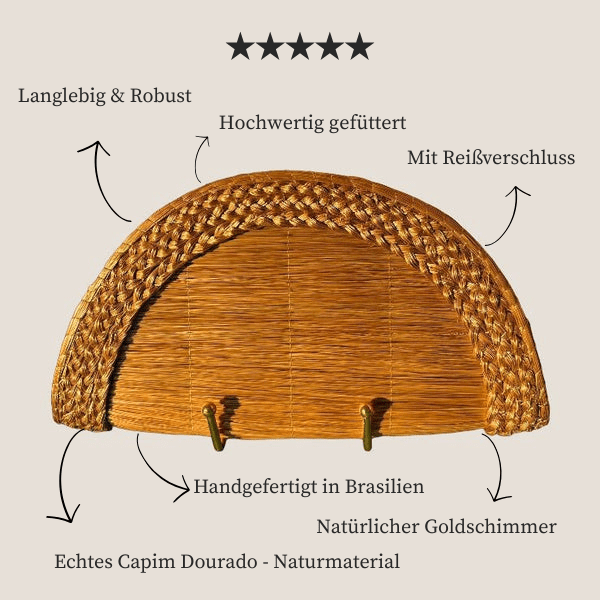 Tasche Mulher – Handgemachtes Unikat aus Capim Dourado | Online kaufen bei Capido Shop