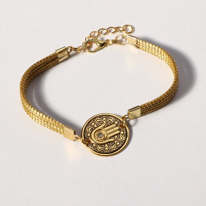 Armreif Fatima – Handgemachtes Unikat aus Capim Dourado | Online kaufen bei Capido Shop