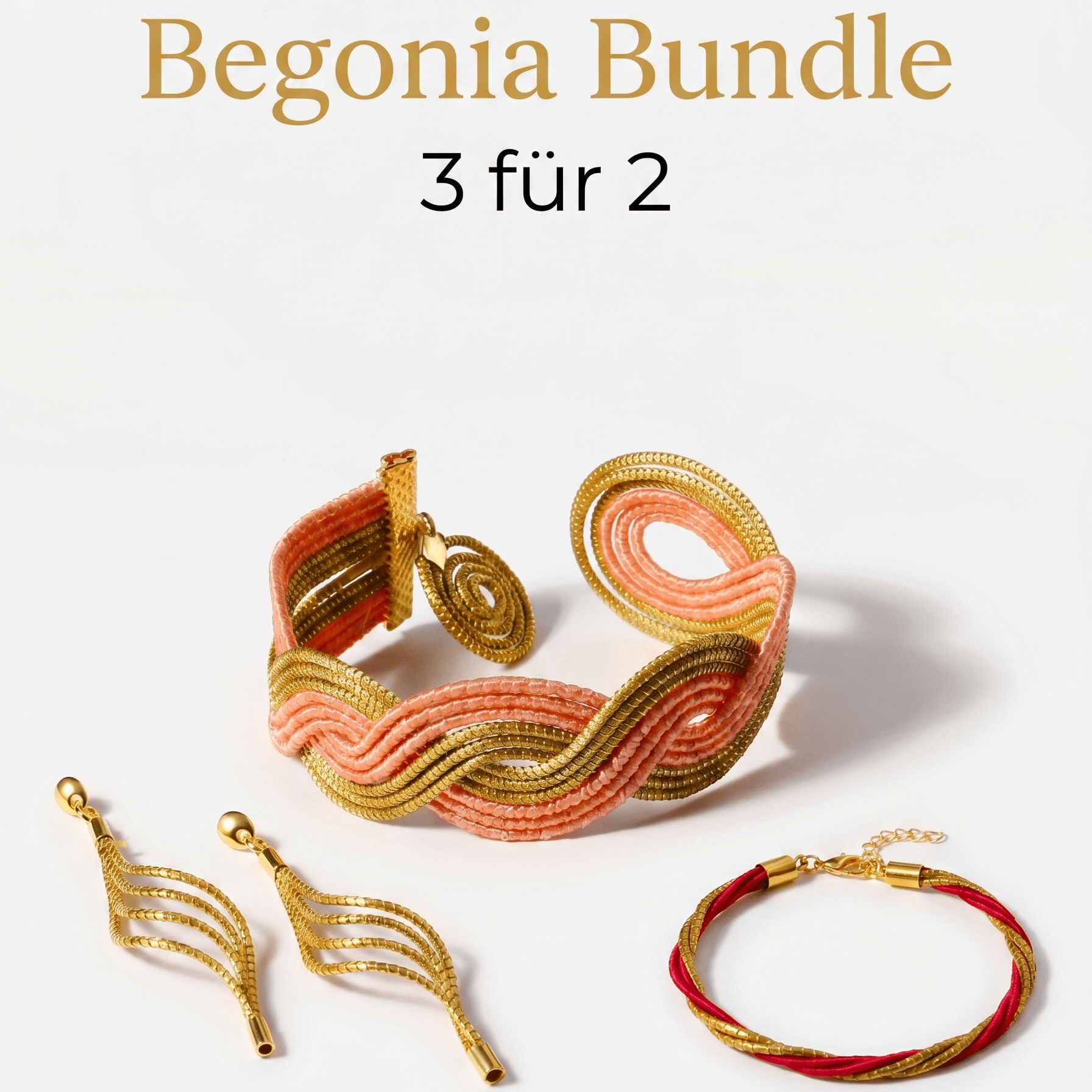 Begonia Bundle – Handgemachtes Unikat aus Capim Dourado | Online kaufen bei Capido Shop