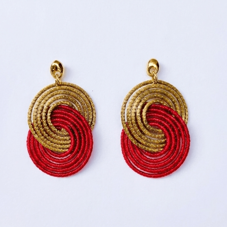 Ohrringe Tainha – Handgemachtes Unikat aus Capim Dourado | Online kaufen bei Capido Shop