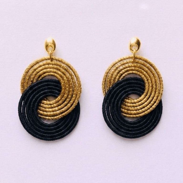 Ohrringe Tainha – Handgemachtes Unikat aus Capim Dourado | Online kaufen bei Capido Shop