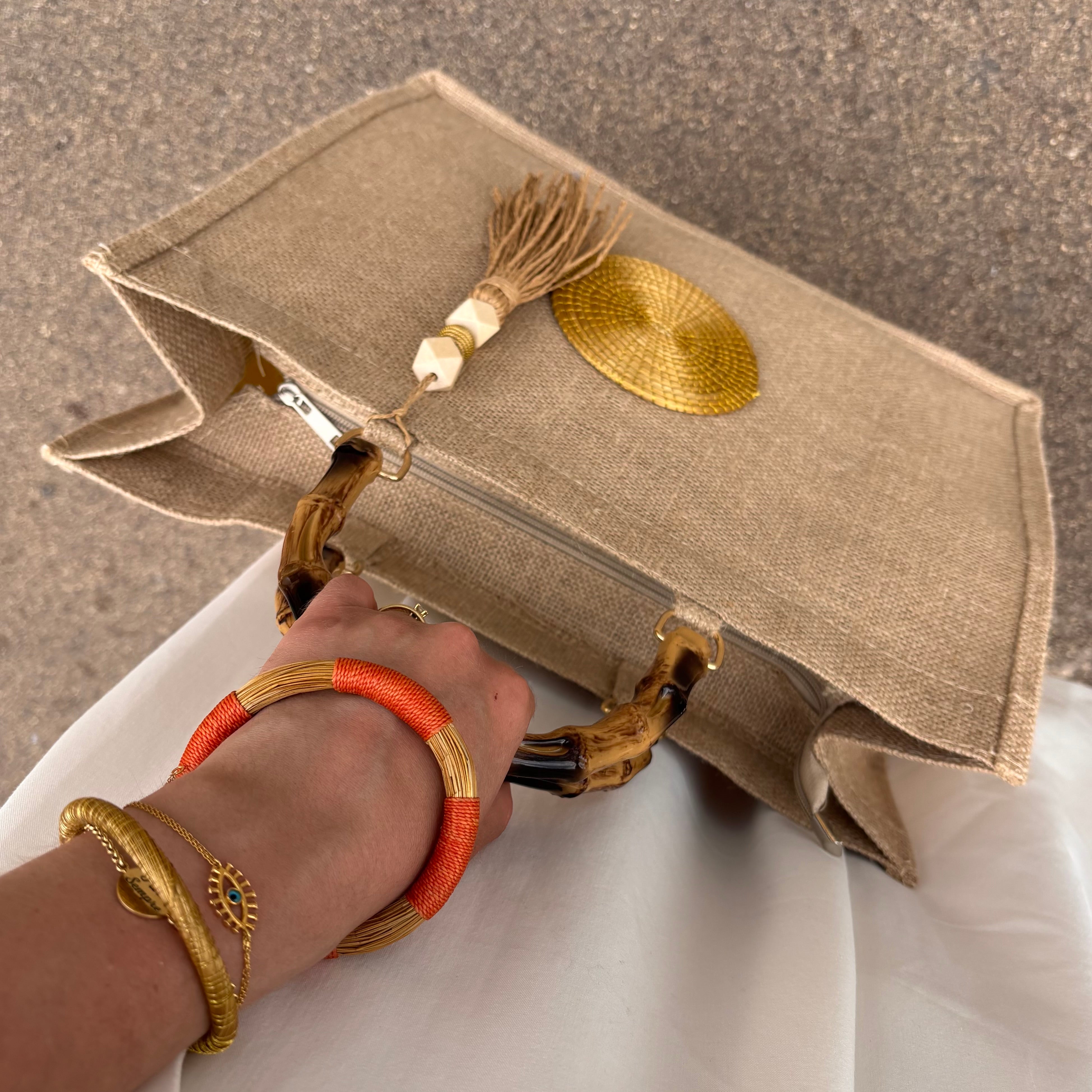 Tasche Praia – Handgemachtes Unikat aus Capim Dourado | Online kaufen bei Capido Shop