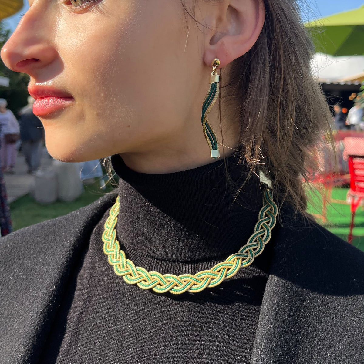 Kette Patua – Handgemachtes Unikat aus Capim Dourado | Online kaufen bei Capido Shop