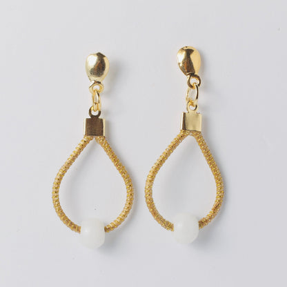 Ohrringe Tikuna – Handgemachtes Unikat aus Capim Dourado | Online kaufen bei Capido Shop