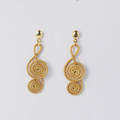 Ohrringe Luiza – Handgemachtes Unikat aus Capim Dourado | Online kaufen bei Capido Shop