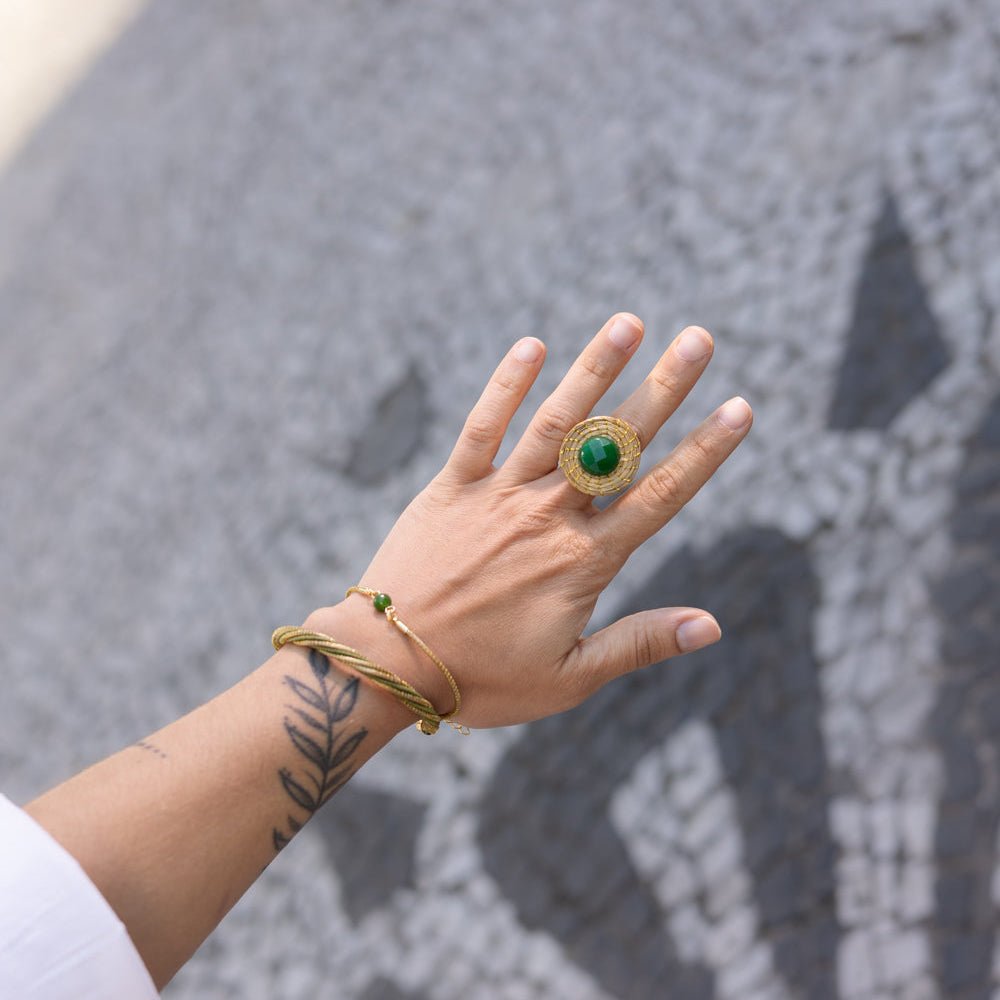 Ring Grama – Handgemachtes Unikat aus Capim Dourado | Online kaufen bei Capido Shop