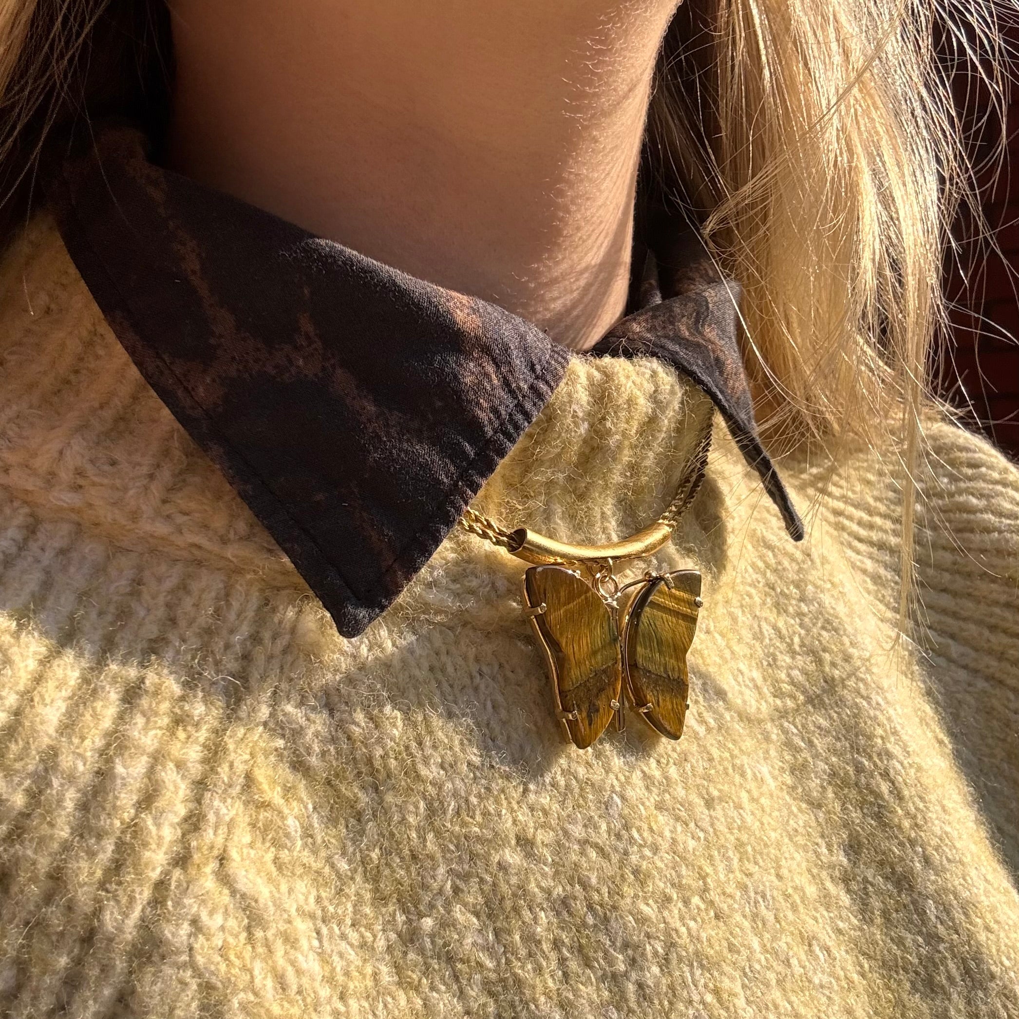 Kette Mariposa – Handgemachtes Unikat aus Capim Dourado | Online kaufen bei Capido Shop