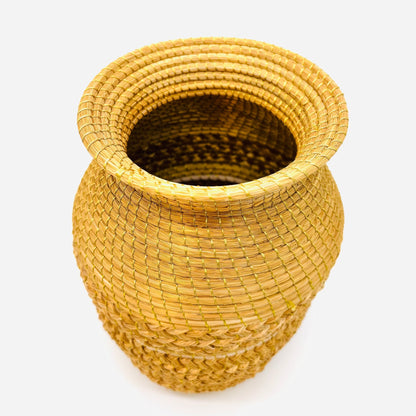 Vase Caranguá – Handgemachtes Unikat aus Capim Dourado | Online kaufen bei Capido Shop