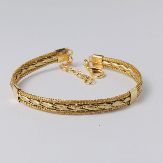 Armreif Ouro – Handgemachtes Unikat aus Capim Dourado | Online kaufen bei Capido Shop