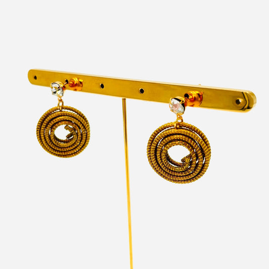 Ohrringe Taubaté – Handgemachtes Unikat aus Capim Dourado | Online kaufen bei Capido Shop