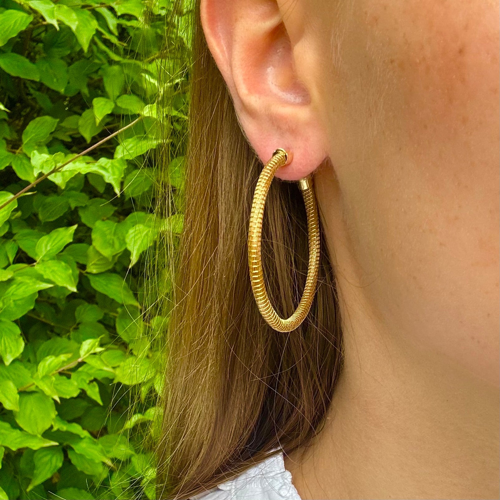 Ohrringe Argola – Handgemachtes Unikat aus Capim Dourado | Online kaufen bei Capido Shop