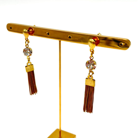 Ohrringe João Pessoa – Handgemachtes Unikat aus Capim Dourado | Online kaufen bei Capido Shop