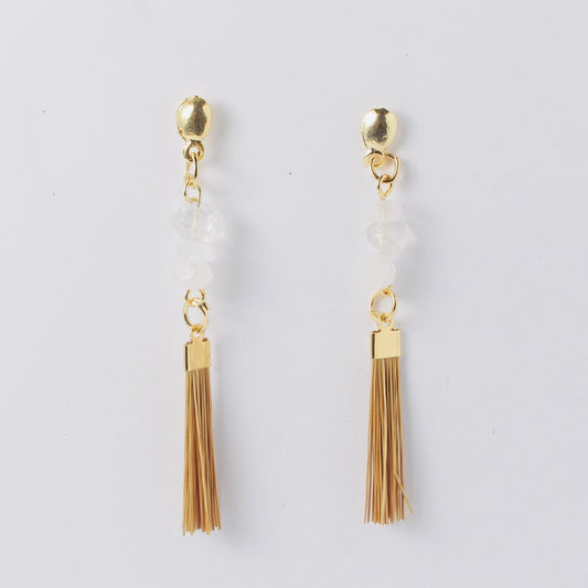 Ohrringe Agapanto – Handgemachtes Unikat aus Capim Dourado | Online kaufen bei Capido Shop