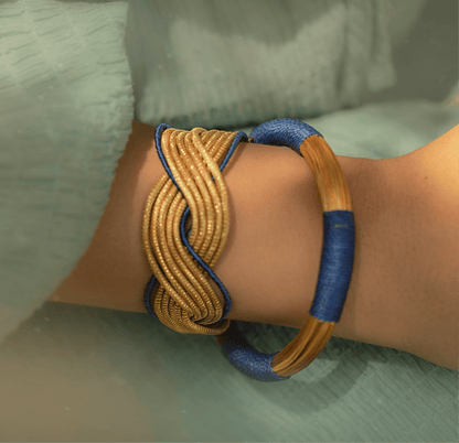 Armreif Lírio – Handgemachtes Unikat aus Capim Dourado | Online kaufen bei Capido Shop