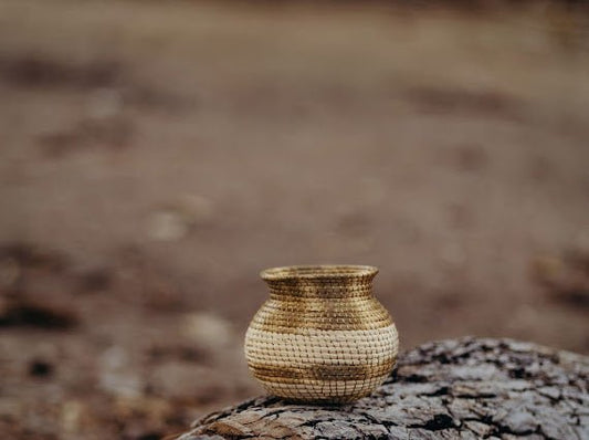 Vase Mata – Handgemachtes Unikat aus Capim Dourado | Online kaufen bei Capido Shop