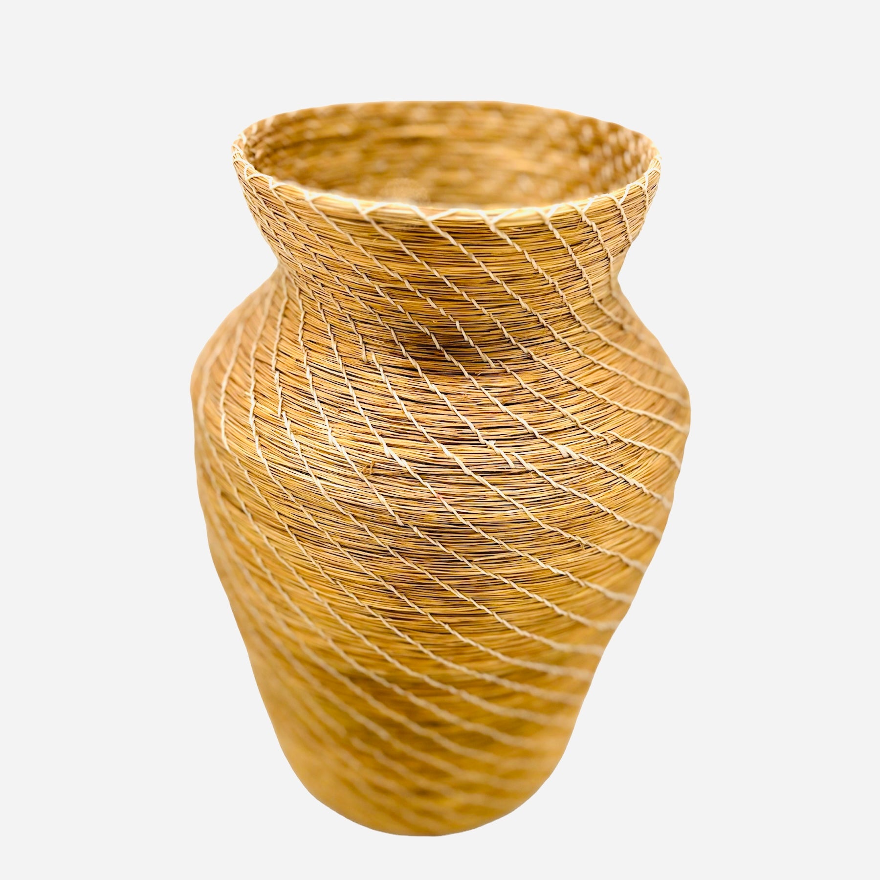 Vase Barretos – Handgemachtes Unikat aus Capim Dourado | Online kaufen bei Capido Shop
