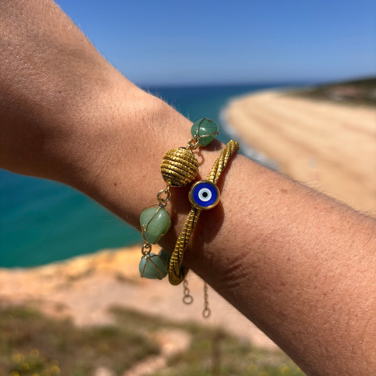 Armreif Olho – Handgemachtes Unikat aus Capim Dourado | Online kaufen bei Capido Shop
