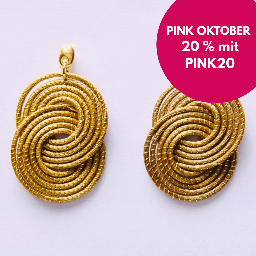 Ohrringe Tainha – Handgemachtes Unikat aus Capim Dourado | Online kaufen bei Capido Shop
