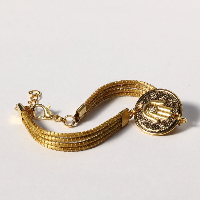 Armreif Fatima – Handgemachtes Unikat aus Capim Dourado | Online kaufen bei Capido Shop