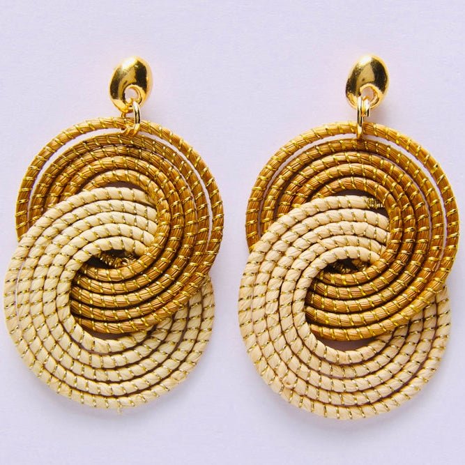 Ohrringe Guaira – Handgemachtes Unikat aus Capim Dourado | Online kaufen bei Capido Shop
