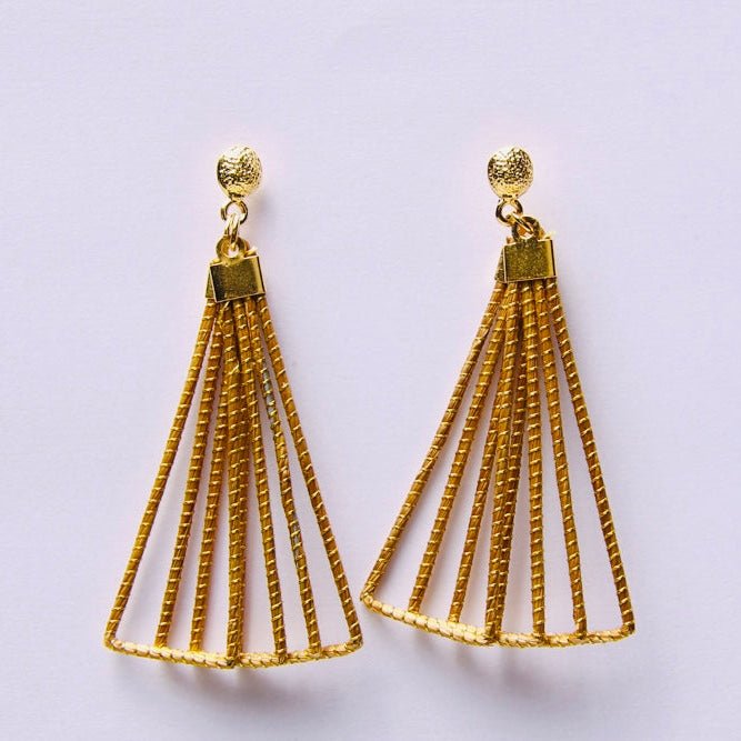 Ohrringe Barigui – Handgemachtes Unikat aus Capim Dourado | Online kaufen bei Capido Shop