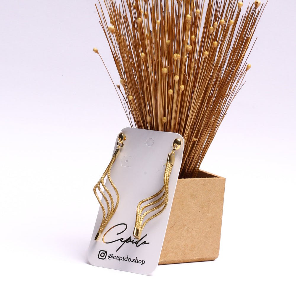 Ohrringe Maku – Handgemachtes Unikat aus Capim Dourado | Online kaufen bei Capido Shop