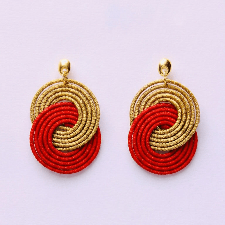 Ohrringe Tainha – Handgemachtes Unikat aus Capim Dourado | Online kaufen bei Capido Shop