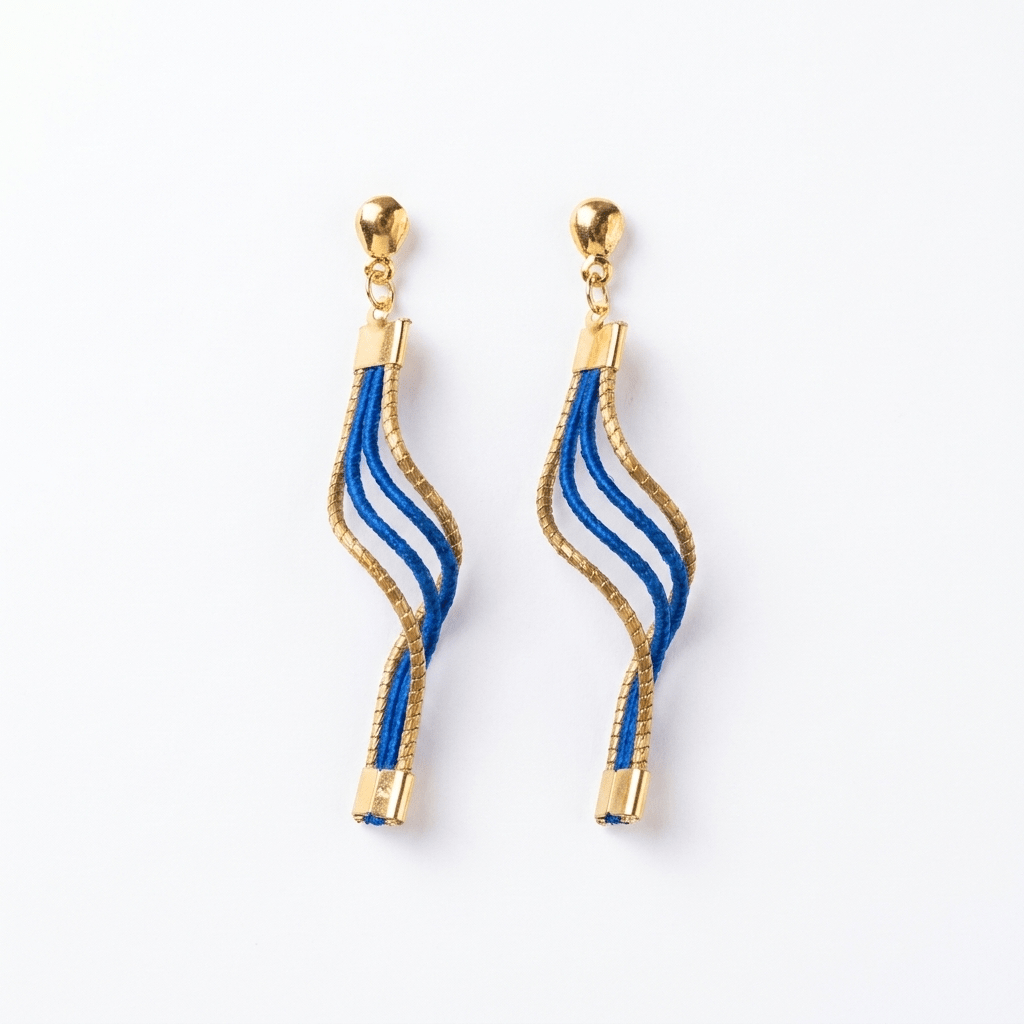 Ohrringe Noite – Handgemachtes Unikat aus Capim Dourado | Online kaufen bei Capido Shop